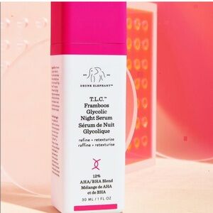 Drunk Elephant T.L.C. Framboos Glycolic Serum - Exfoliating AHA Serum 1oz/30ml